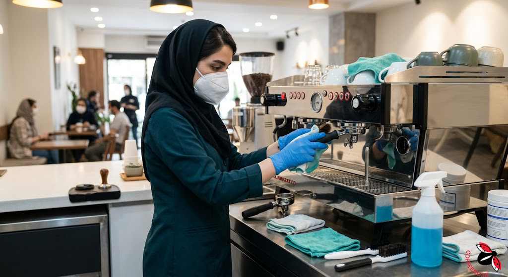 ایمنی مواد غذایی و استانداردهای بهداشتی در مدیریت کافه