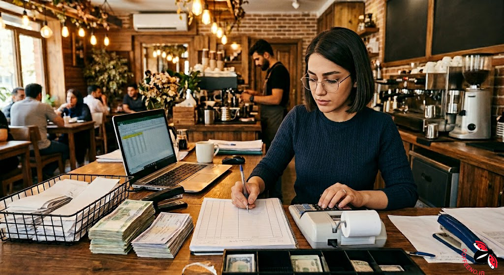 حسابدار چیره دست برای مدیریت مالی کافه